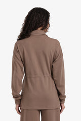 Carina - Half Zip-Up Lounge Sweatshirt