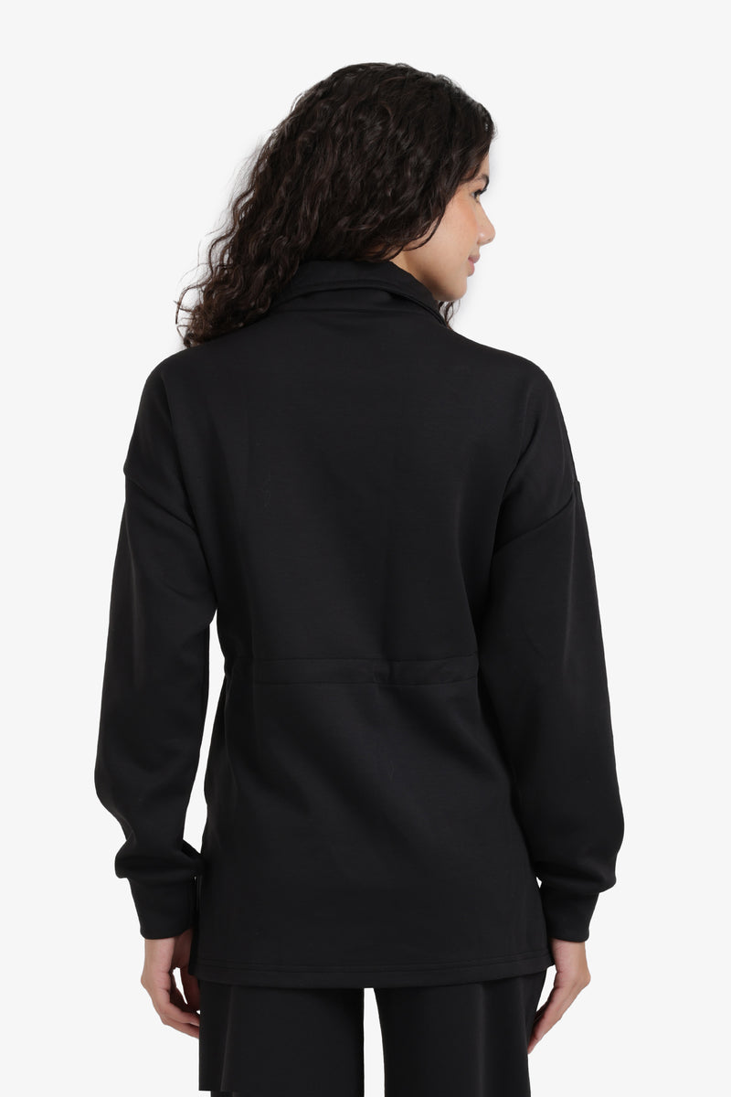Carina - Half Zip-Up Lounge Sweatshirt