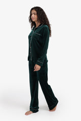 Carina - Classic Velvet Pyjama Set