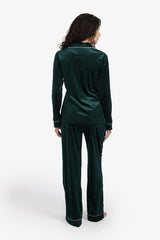 Carina - Classic Velvet Pyjama Set