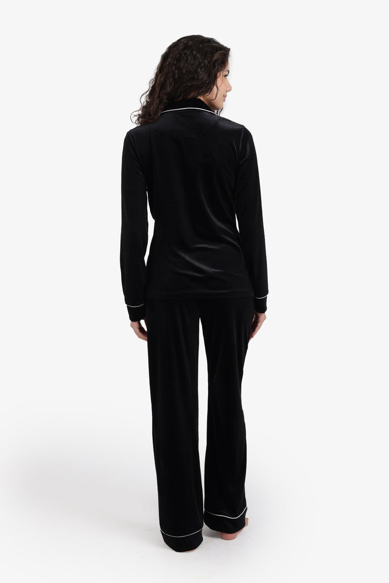 Carina - Classic Velvet Pyjama Set