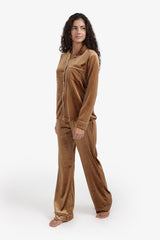 Carina - Classic Velvet Pyjama Set