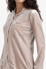 Carina - Classic Velvet Pyjama Set