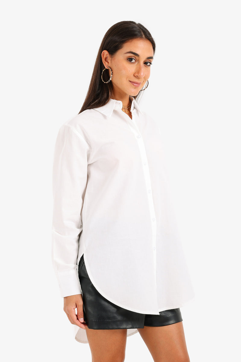 Carina - High-Low Relaxed Shirt