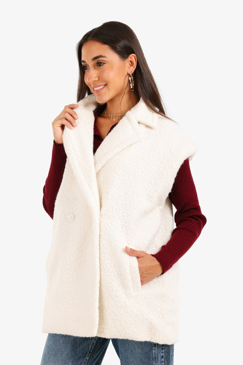 Carina - Relaxed Double-Breasted Vest