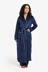 Carina - Velvet Relaxed Midi Robe