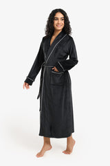 Carina - Velvet Relaxed Midi Robe