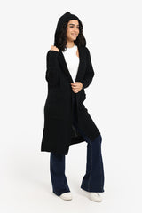 Carina - Hooded Midi Cardigan