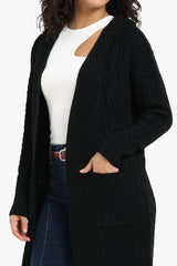 Carina - Hooded Midi Cardigan