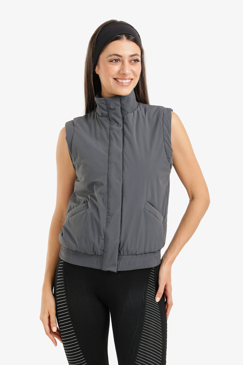 Carina - Padded Sleeveless Lounge Vest