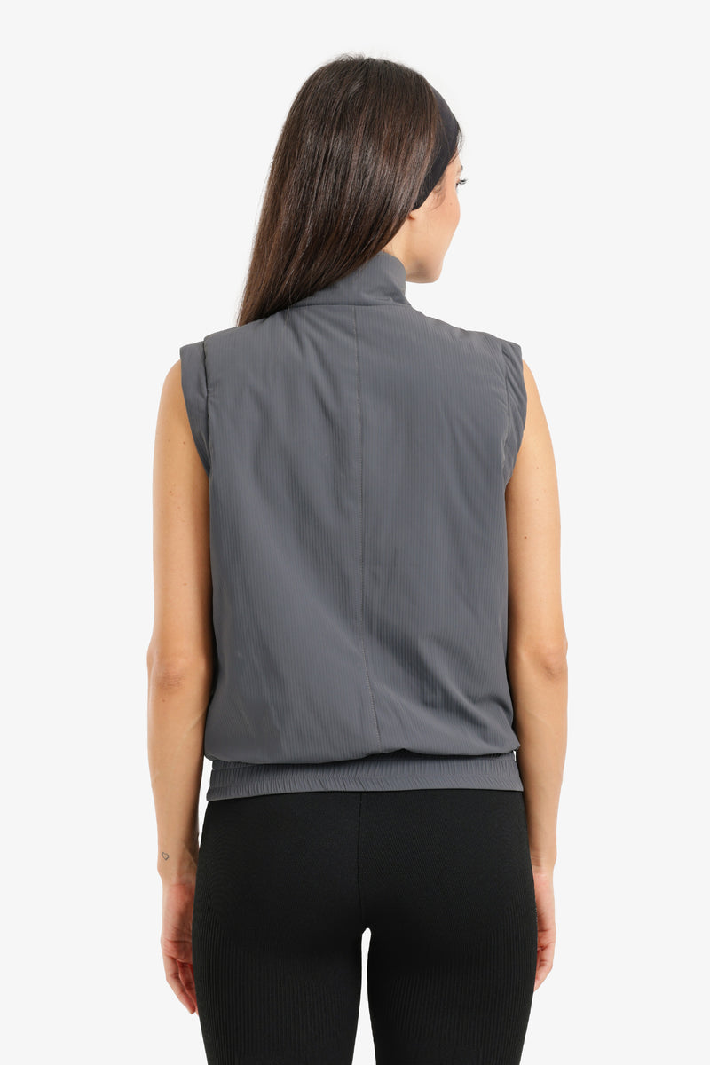 Carina - Padded Sleeveless Lounge Vest