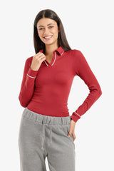 Carina - V-Collared Neck Top