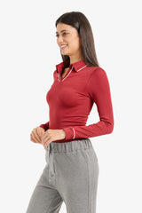 Carina - V-Collared Neck Top