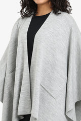 Carina - Cozy Knitted Poncho with Pockets