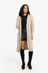 Carina - Hooded Midi Cardigan