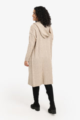 Carina - Hooded Midi Cardigan