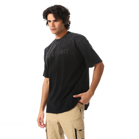 Chest Printed Cotton T-Shirt
