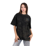White Rabbit -Front & Back Printed Cotton Tee for women