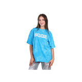 White Rabbit -Full Patterned Oversized Cotton Tee for women