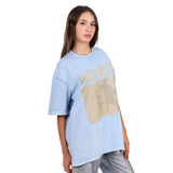 White Rabbit -Slip On Oversized Cotton T-Shirt  for women