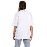 White Rabbit -Slip On Oversized Cotton T-Shirt for women