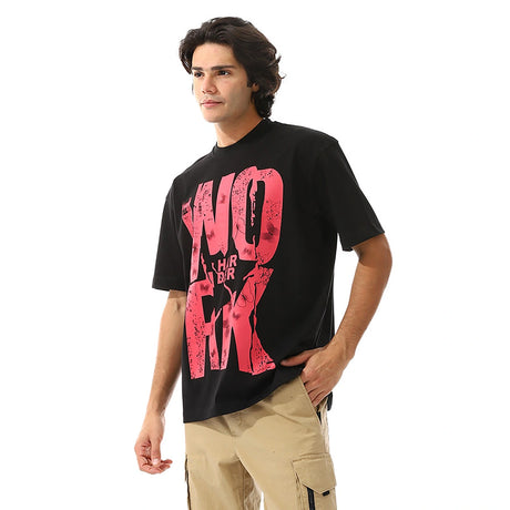 White Rabbit - "Work Harder" Printed T-shirt for men