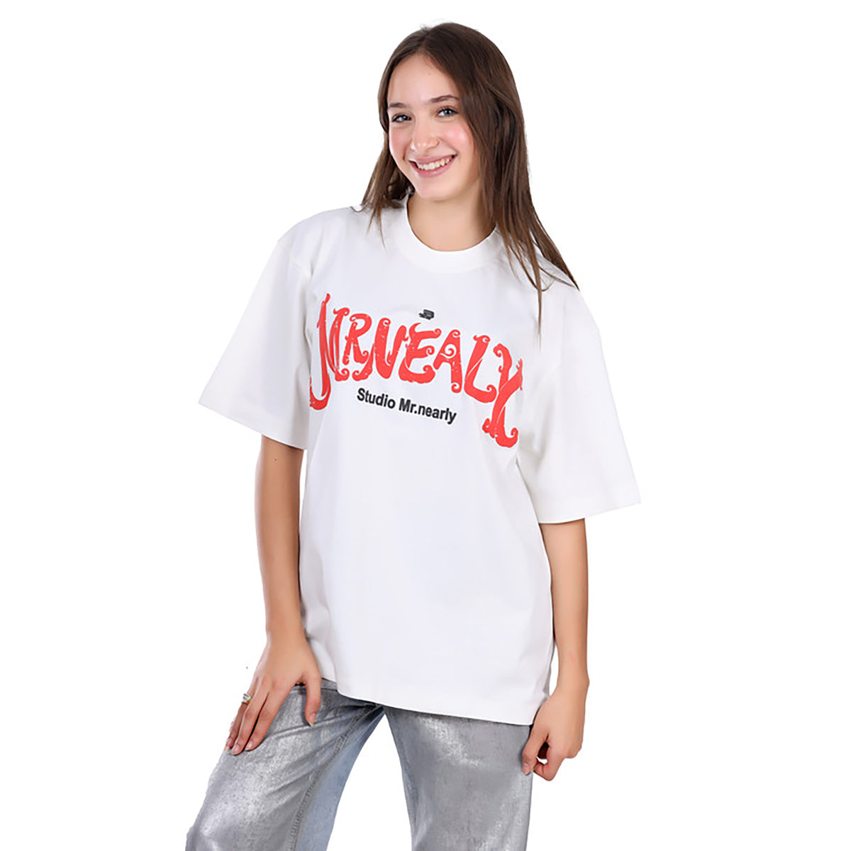 White Rabbit -Comfy Round Neck T-shirt  for women