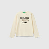 United Colors Of Benetton - T-shirt with stud applique - Sold by FIG