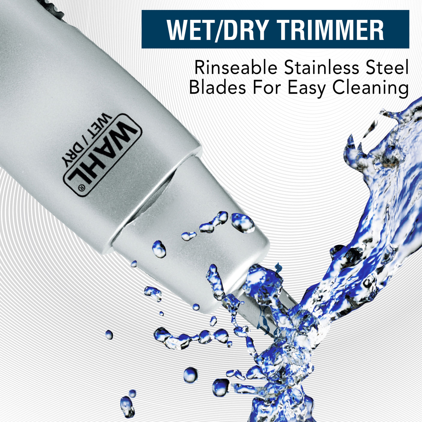 Wahl - Battery-operated trimmer with precision trimming technology