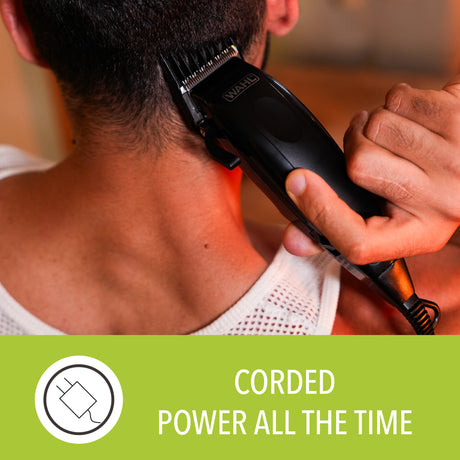 Wahl - Corded and cordless hair clipper with long battery life
