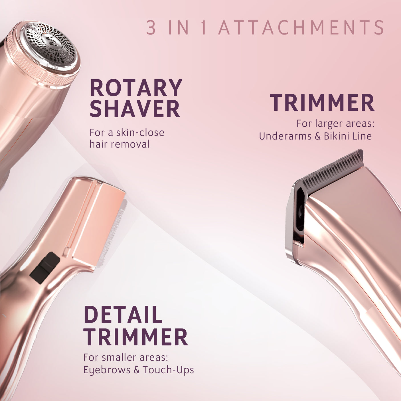 Wahl - Efficient face and body hair remover with gentle precision