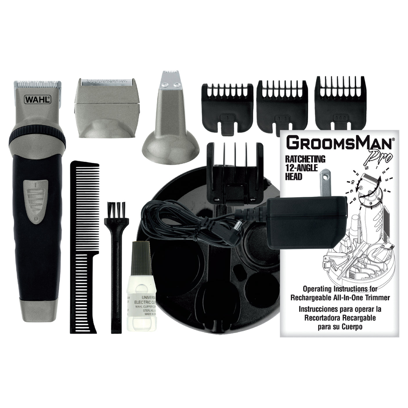 Wahl - Precision beard trimmer with adjustable length settings