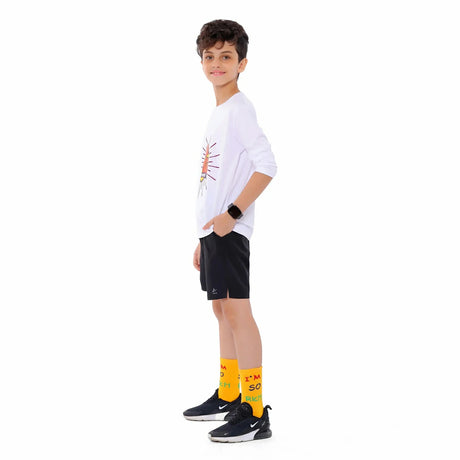 Anja - White Basketball T-Shirt 0009-For boys