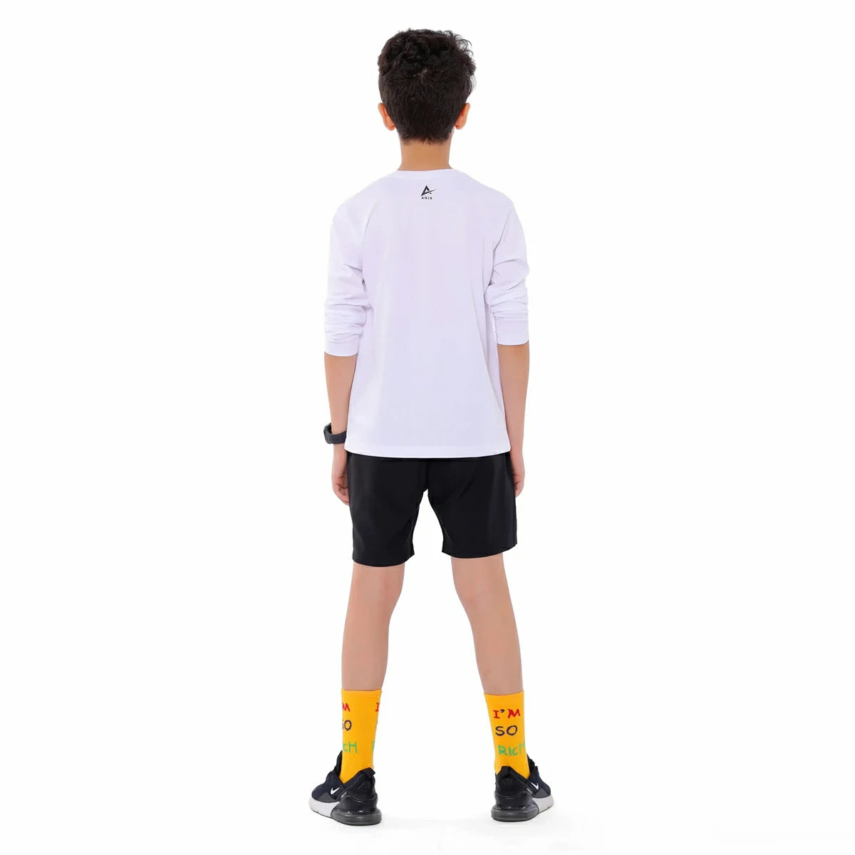 Anja - White Basketball T-Shirt 0009-For boys