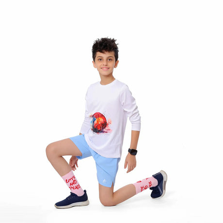 Anja - White Handball T-Shirt 0059-For boys