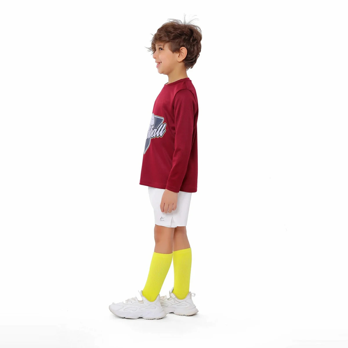 Anja - Burgundy Handball T-Shirt 0061-For boys