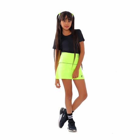 Anja - Black Tennis T-shirt 0145-For Girls