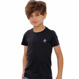 Anja - Black Sports T Shirt 0145-For boys