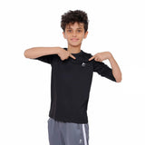 Anja - Black Sports T-Shirt 0149-For boys