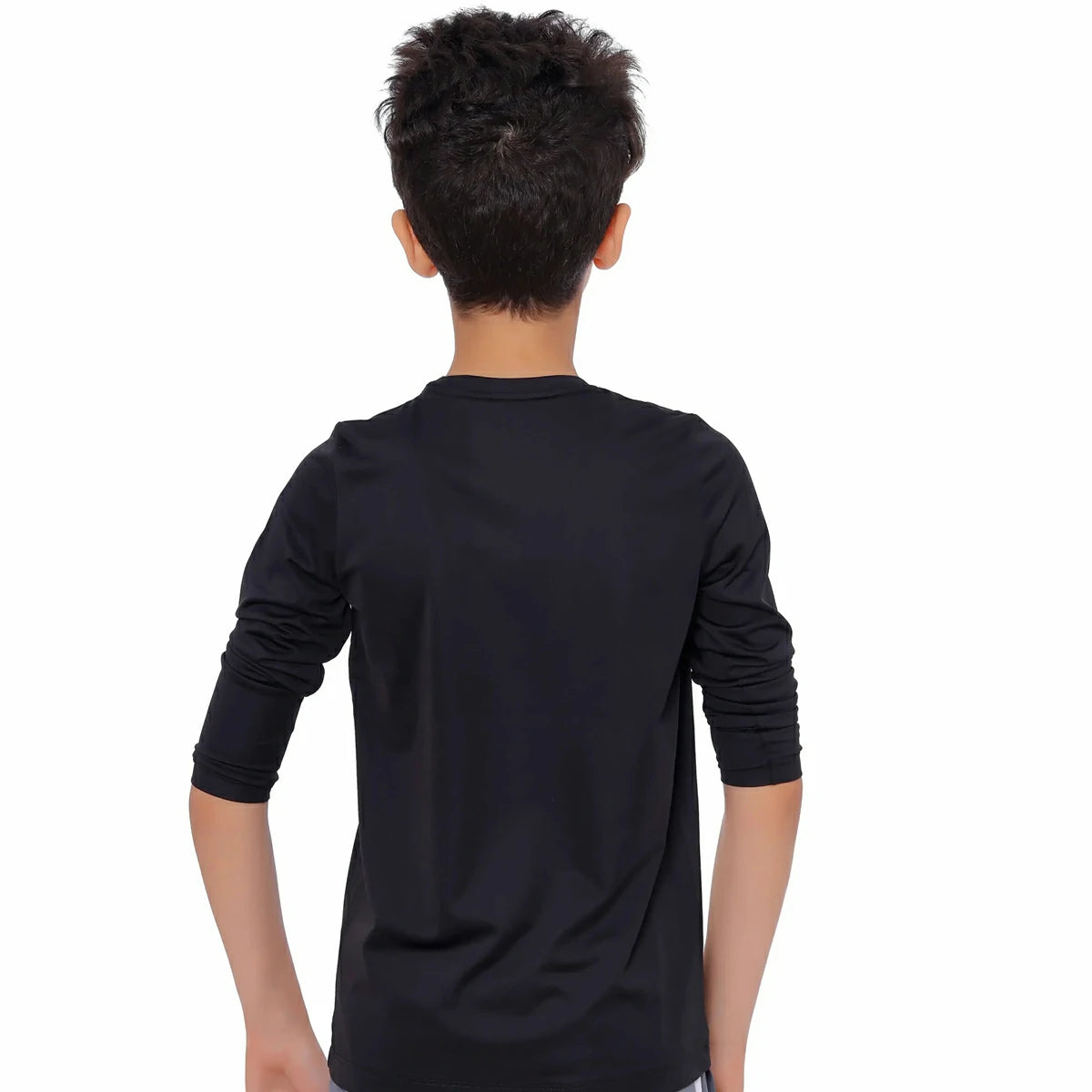 Anja - Black Sports T-Shirt 0149-For boys