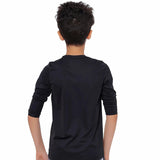 Anja - Black Sports T-Shirt 0149-For boys