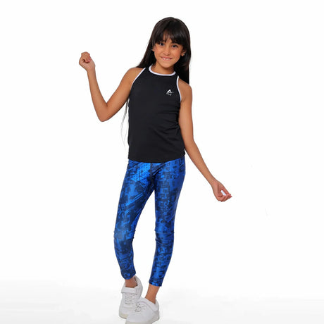 Anja - Blue Leggings 0165-For Girls