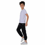 Anja - Black Sports Pants 0162-For boys