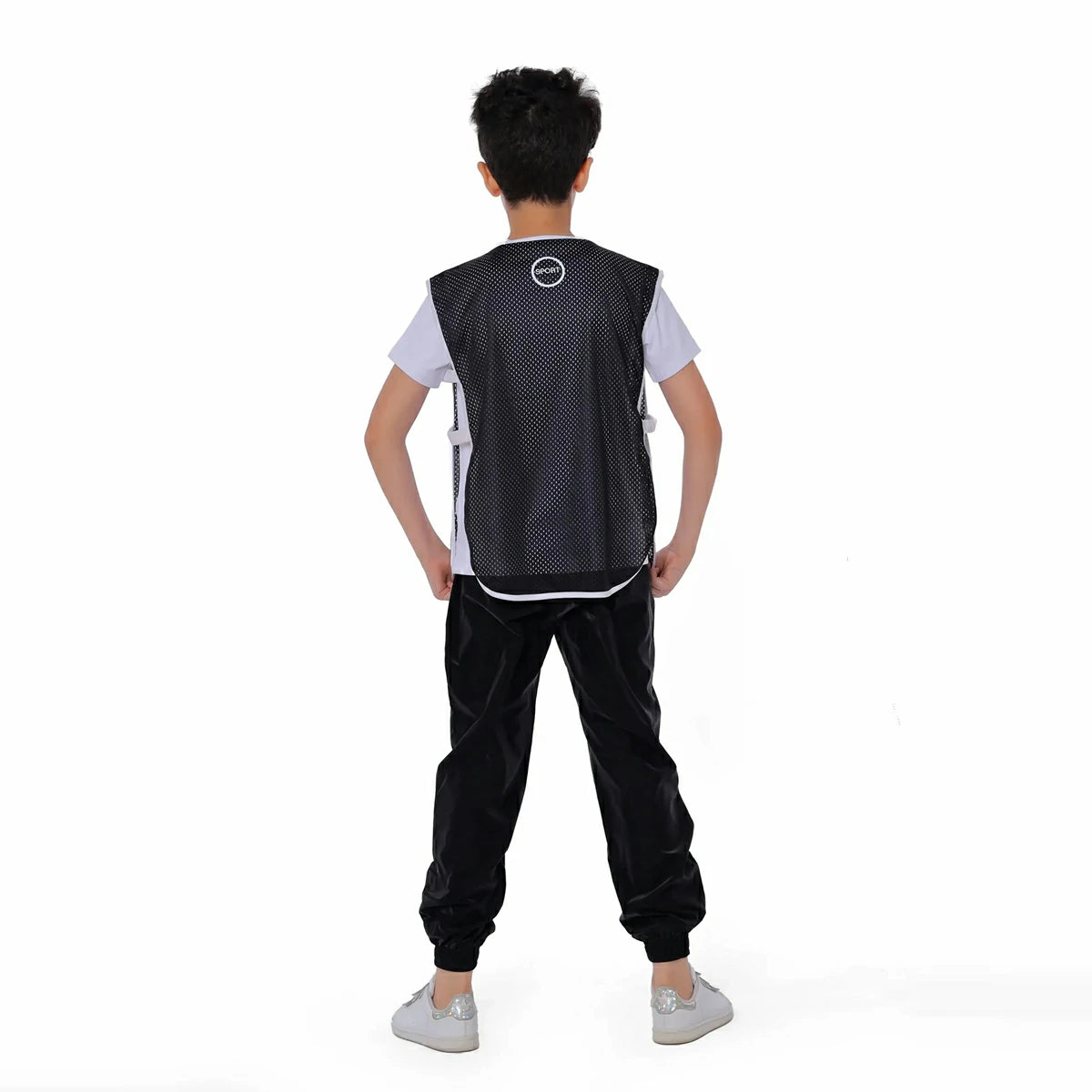 Anja - Black Football Vest For Boys 0154-For boys