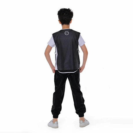 Anja - Black Football Vest For Boys 0154-For boys