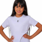 Anja - White Sports Undershirt 0155-For Girls
