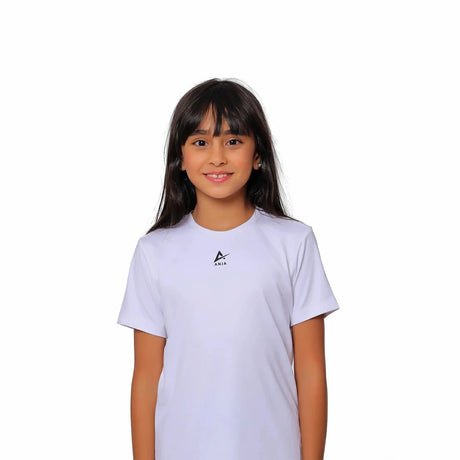 Anja - White Sports Undershirt 0155-For Girls