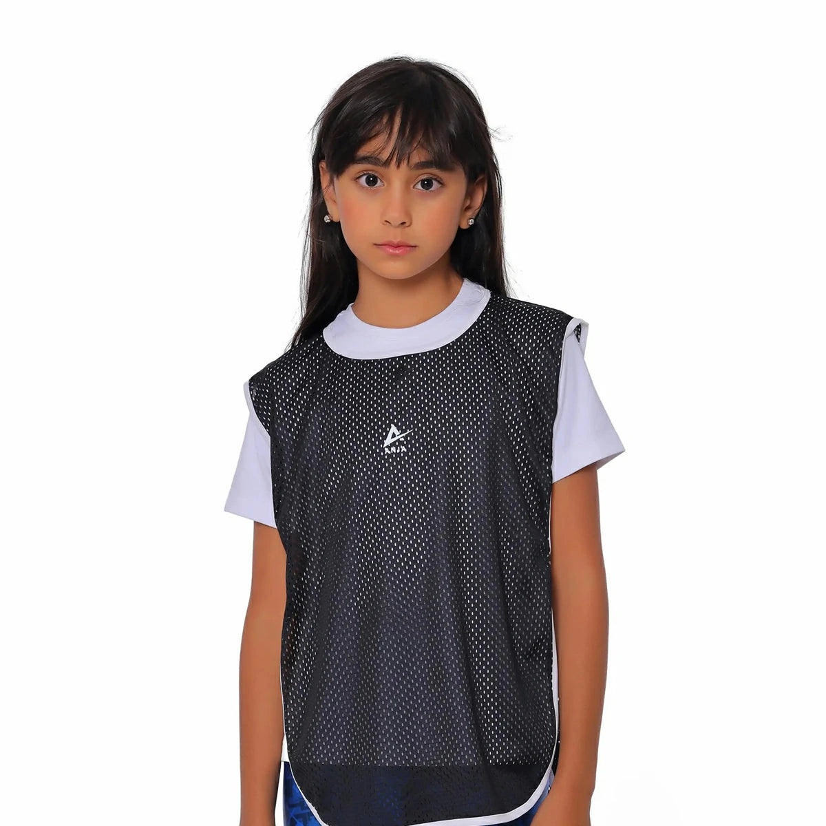 Anja - Black Training Vest 0152-For Girls