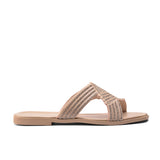v branda - Slipper Leather With Glitter - women