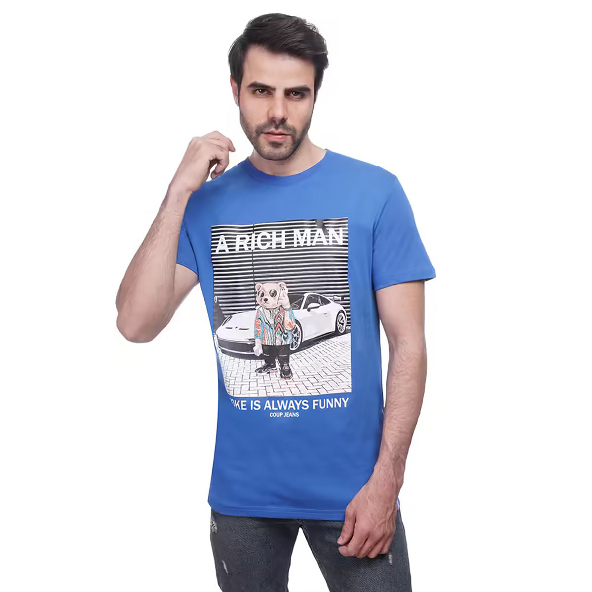 Coup – A RICH MAN Print T-shirt